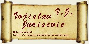 Vojislav Jurišević vizit kartica